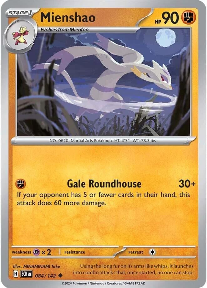 Image for Mienshao (SV07: Stellar Crown) (084/142) - Pokemon