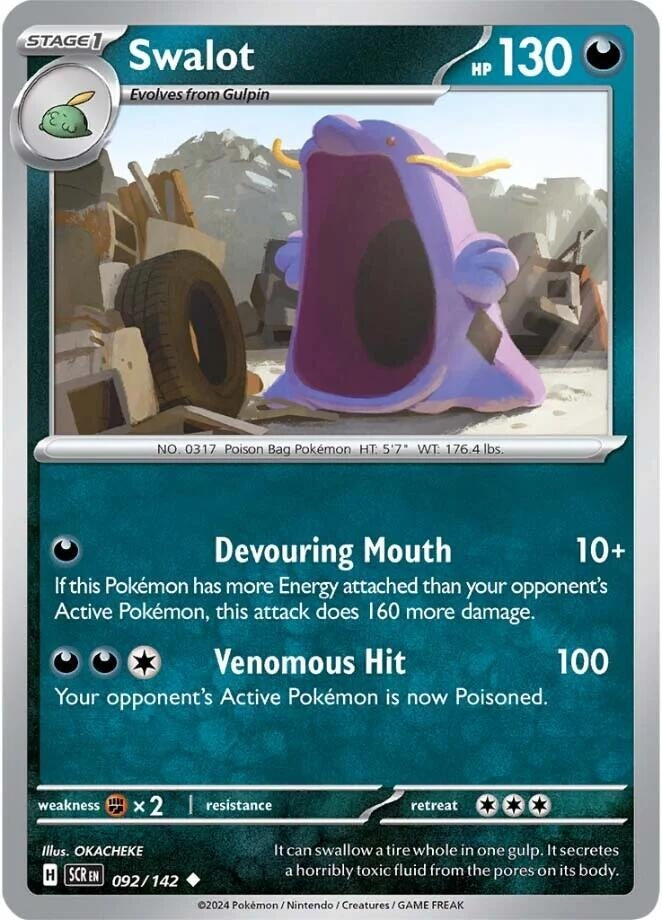 Image for Swalot (SV07: Stellar Crown) (092/142) - Pokemon