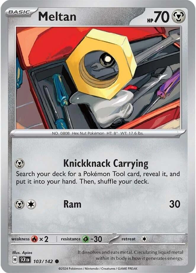 Image for Meltan (SV07: Stellar Crown) (103/142) - Pokemon