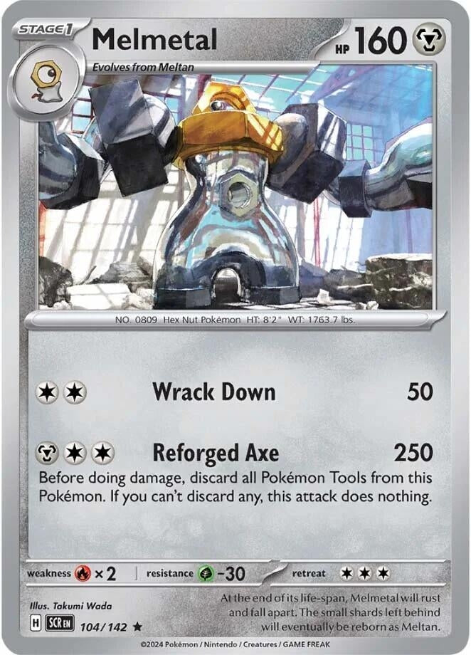 Image for Melmetal (SV07: Stellar Crown) (104/142) - Pokemon