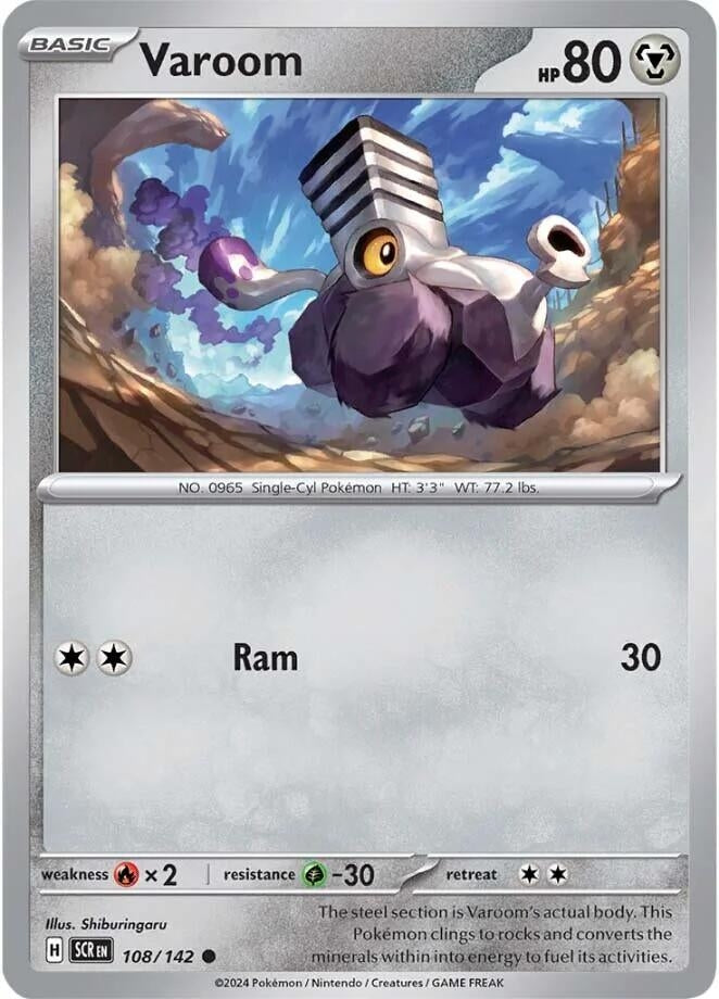 Image for Varoom (SV07: Stellar Crown) (108/142) - Pokemon