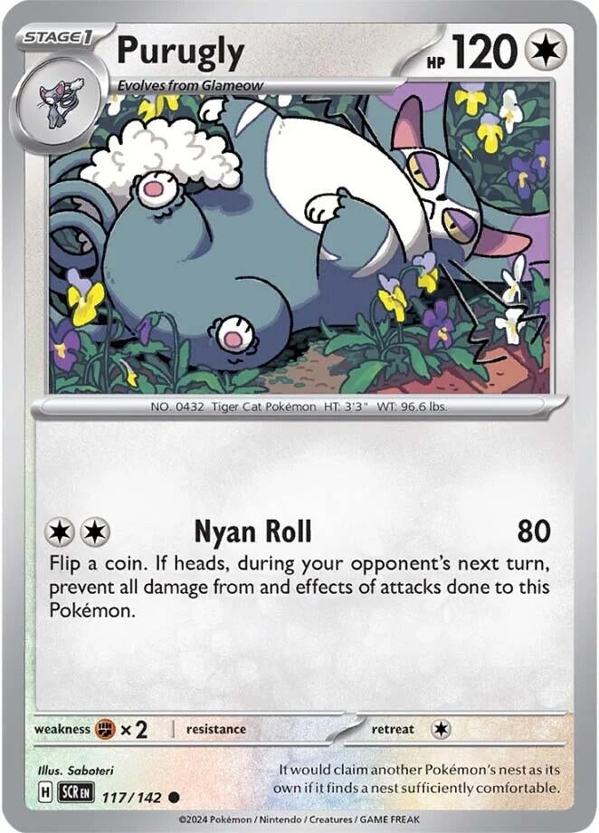 Image for Purugly (SV07: Stellar Crown) (117/142) - Pokemon