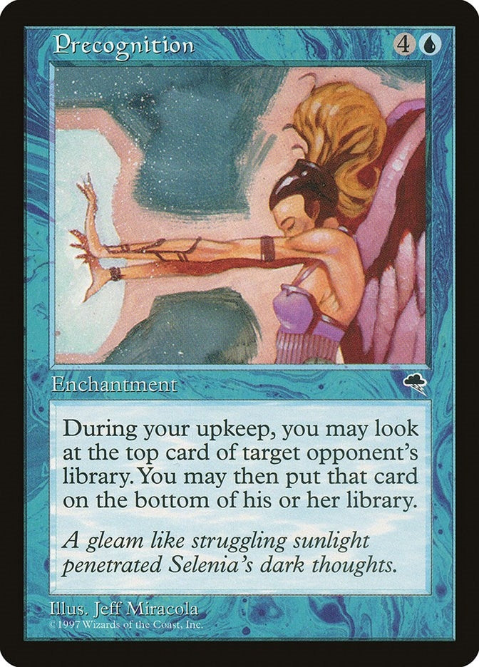 Image for Precognition (Tempest) (79) - Magic: The Gathering