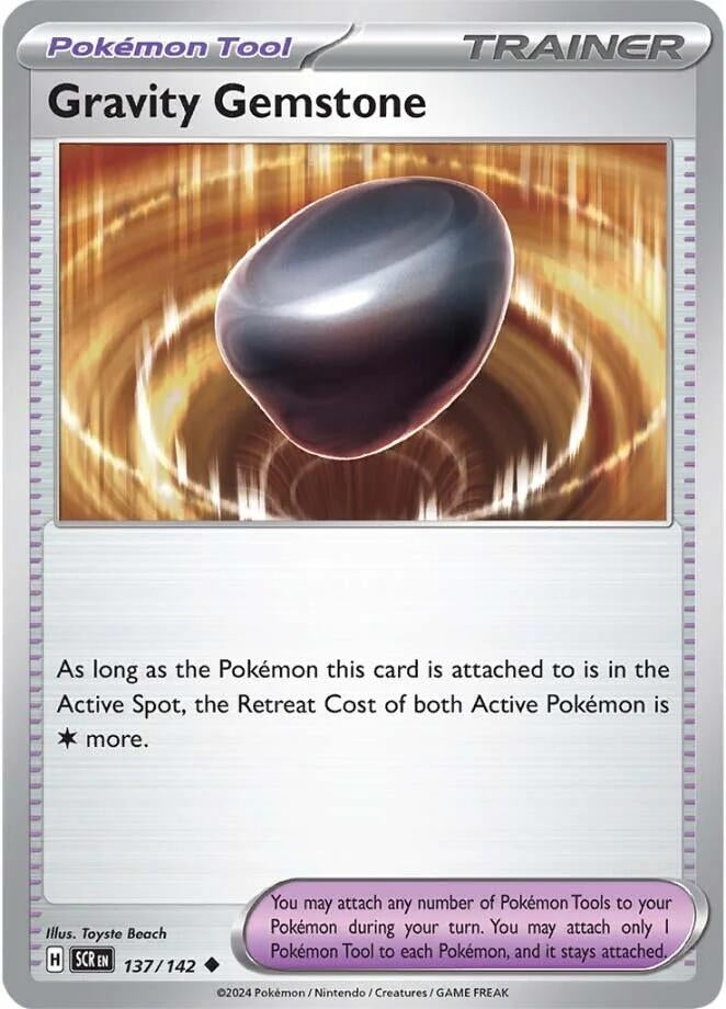 Image for Gravity Gemstone (SV07: Stellar Crown) (137/142) - Pokemon