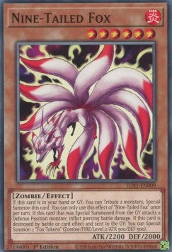 Nine-Tailed Fox - Egyptian God Deck: Slifer the Sky Dragon (Common) [EGS1-009]