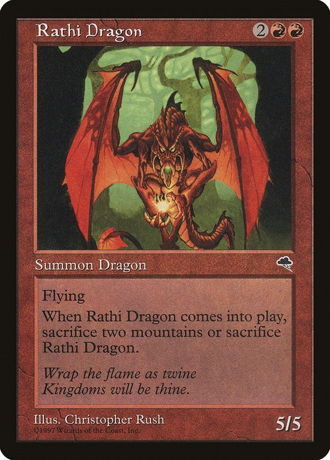 Image for Rathi Dragon (Tempest) (196) - Magic: The Gathering
