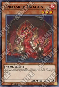 Unmasked Dragon - Egyptian God Deck: Obelisk the Tormentor (Common) [EGO1-016]