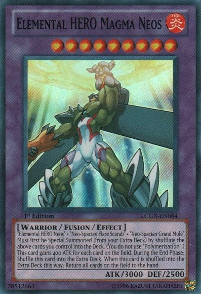 Image for Elemental HERO Magma Neos (Legendary Collection 2) (LCGX-EN064) - YuGiOh