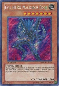 Image for Evil HERO Malicious Edge (Legendary Collection 2) (LCGX-EN029) - YuGiOh