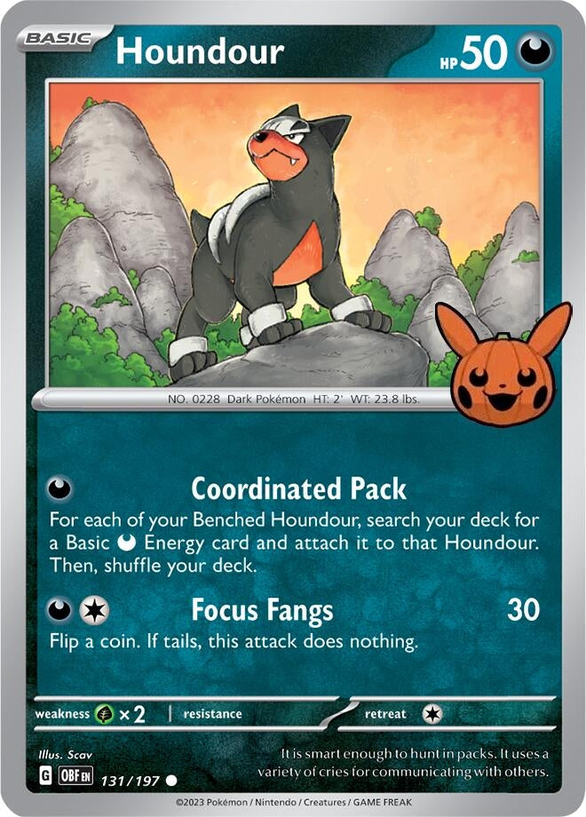 Image for Houndour (Trick or Trade BOOster Bundle 2024) (131/197) - Pokemon