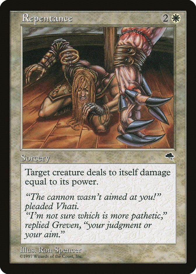 Image for Repentance (Tempest) (37) - Magic: The Gathering