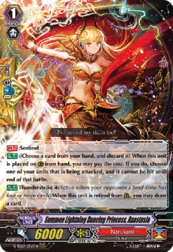 Summon Lightning Dancing Princess, Anastasia - Revival Selection (Triple Rare) [V-SS09-076]