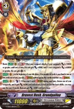 Bravest Rush, Grandgallop - Revival Selection (Triple Rare) [V-SS09-088]