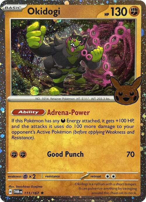 Image for Okidogi (Cosmos Holo) (Trick or Trade BOOster Bundle 2024) (111/167) - Pokemon
