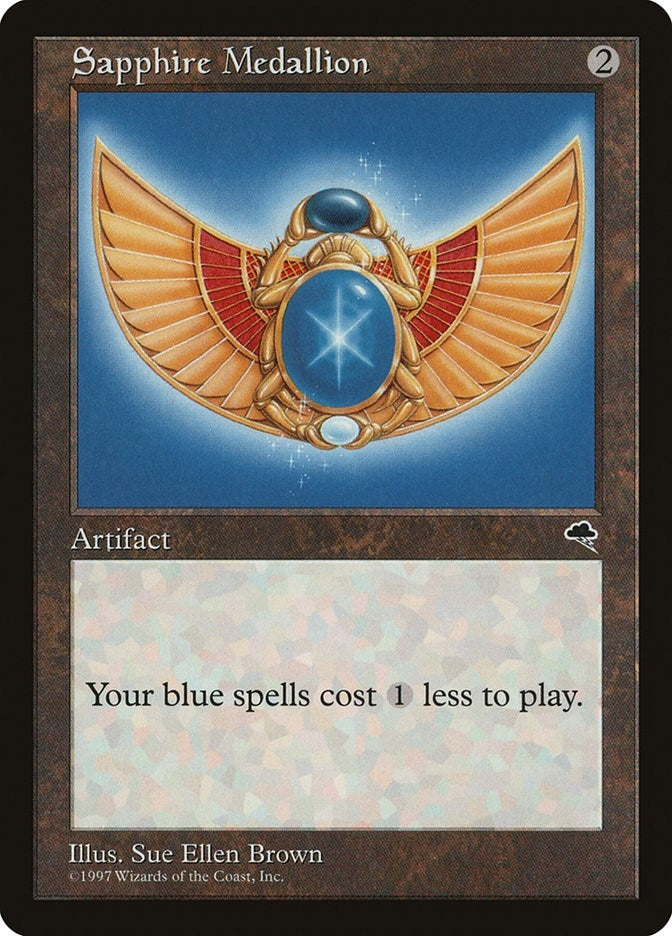 Image for Sapphire Medallion (Tempest) (306) - Magic: The Gathering