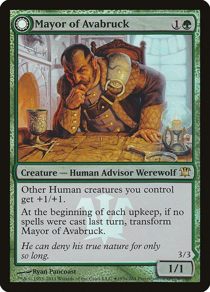 Image for Mayor of Avabruck (Prerelease Cards) (193) - Magic: The Gathering