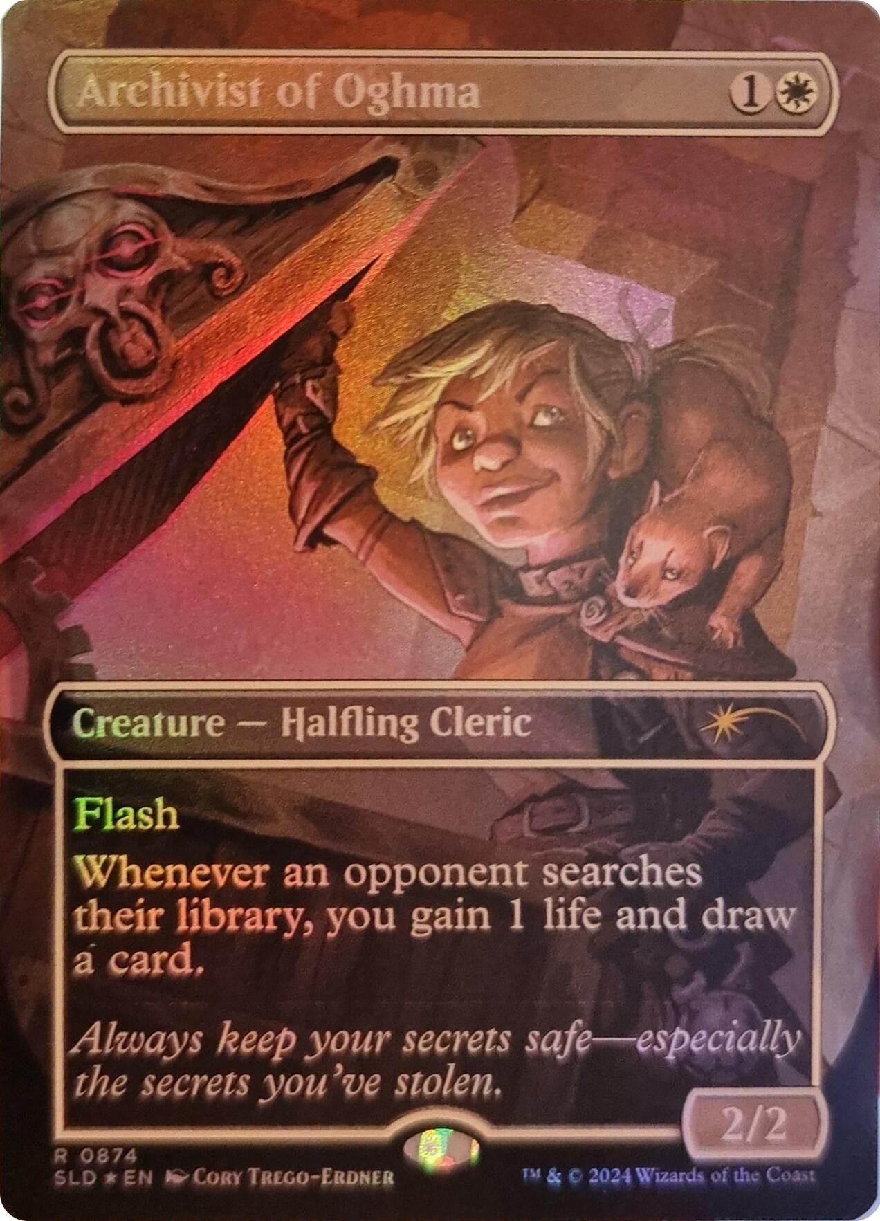 Image for Archivist of Oghma (Rainbow Foil) (Secret Lair Drop Series) (874) - Magic: The Gathering