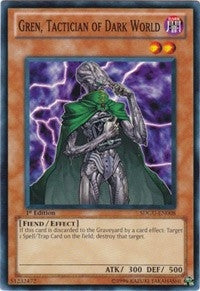 Image for Gren, Tactician of Dark World (Structure Deck: Gates of the Underworld) (SDGU-EN008) - YuGiOh