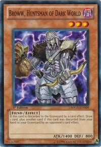 Image for Broww, Huntsman of Dark World (Structure Deck: Gates of the Underworld) (SDGU-EN009) - YuGiOh