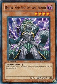 Image for Brron, Mad King of Dark World (Structure Deck: Gates of the Underworld) (SDGU-EN011) - YuGiOh
