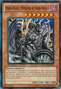 Image for Reign-Beaux, Overlord of Dark World (Structure Deck: Gates of the Underworld) (SDGU-EN014) - YuGiOh