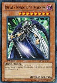 Image for Belial - Marquis of Darkness (Structure Deck: Gates of the Underworld) (SDGU-EN015) - YuGiOh