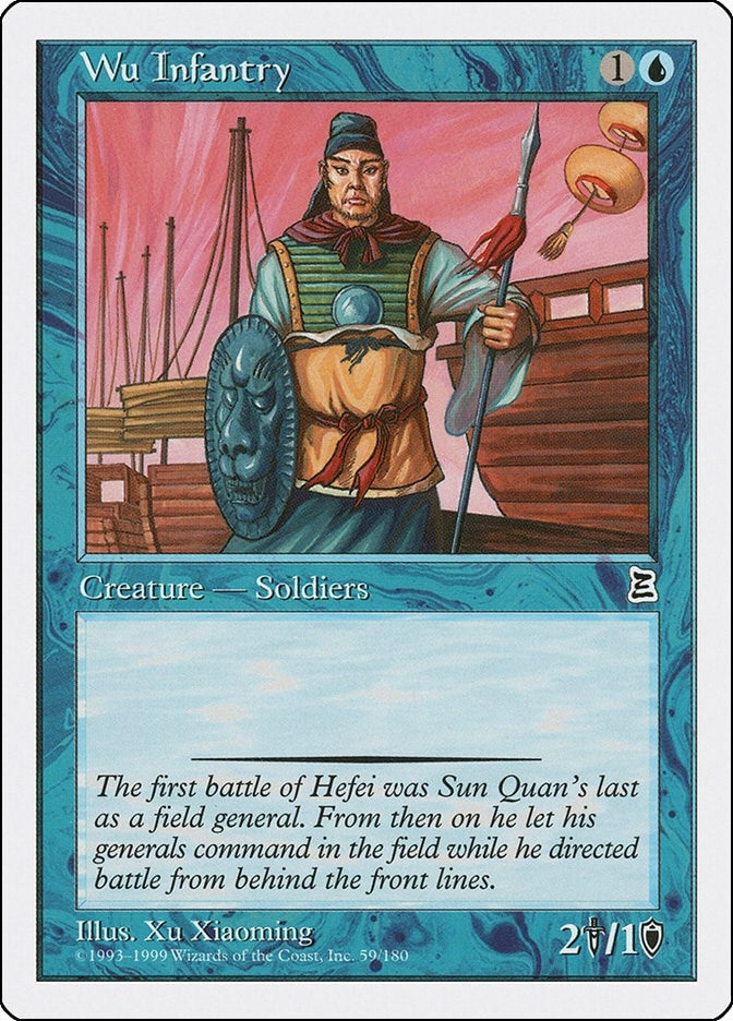 Image for Wu Infantry (Portal Three Kingdoms) (59) - Magic: The Gathering