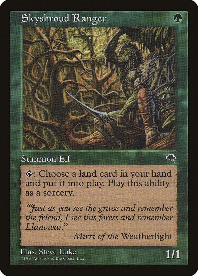 Image for Skyshroud Ranger (Tempest) (256) - Magic: The Gathering