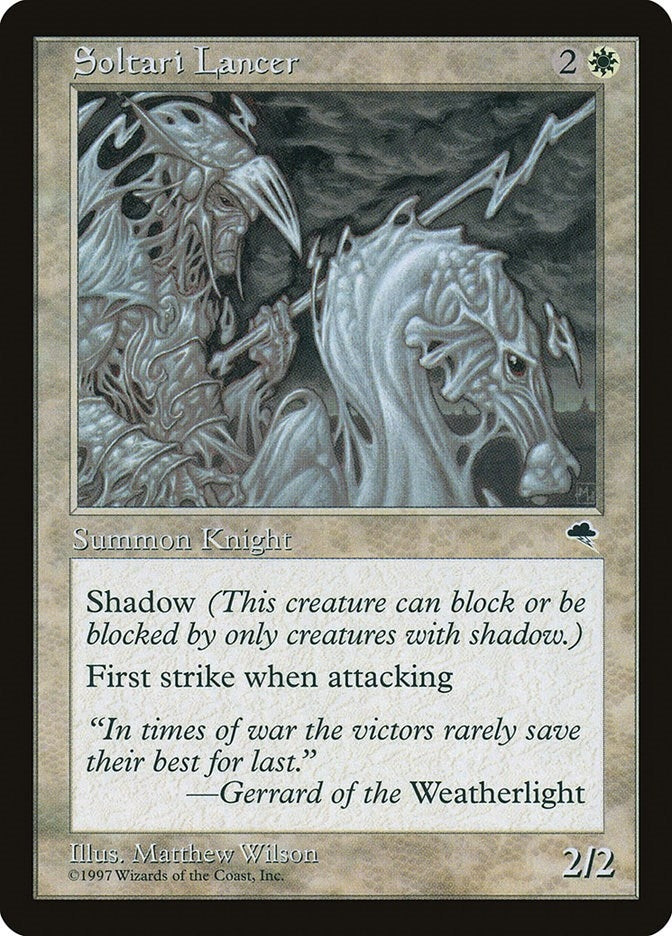 Image for Soltari Lancer (Tempest) (44) - Magic: The Gathering