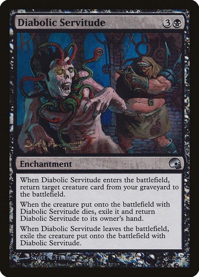 Image for Diabolic Servitude (Premium Deck Series: Graveborn) (22) - Magic: The Gathering