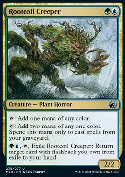 Rootcoil Creeper - Innistrad: Midnight Hunt (Uncommon) [MID-238]