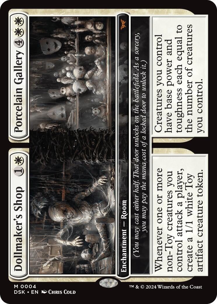 Image for Dollmaker's Shop // Porcelain Gallery (Duskmourn: House of Horror) (4) - Magic: The Gathering