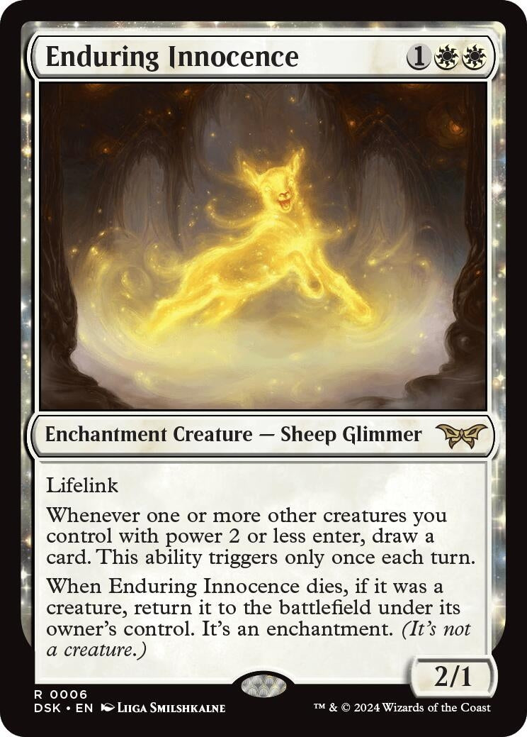 Image for Enduring Innocence (Duskmourn: House of Horror) (6) - Magic: The Gathering