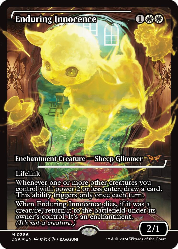 Image for Enduring Innocence (Showcase) (Duskmourn: House of Horror) (386) - Magic: The Gathering