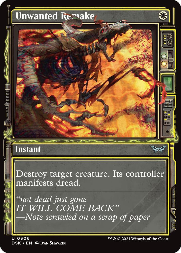 Image for Unwanted Remake (Showcase) (Duskmourn: House of Horror) (306) - Magic: The Gathering