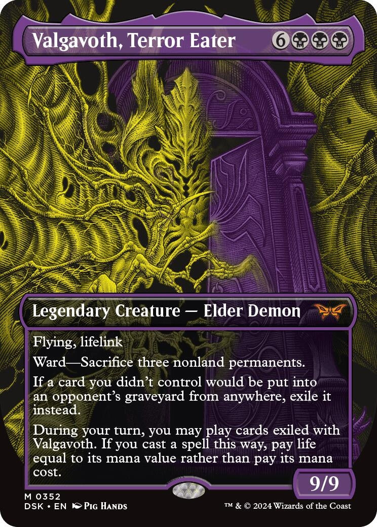 Image for Valgavoth, Terror Eater (Showcase) (Duskmourn: House of Horror) (352) - Magic: The Gathering
