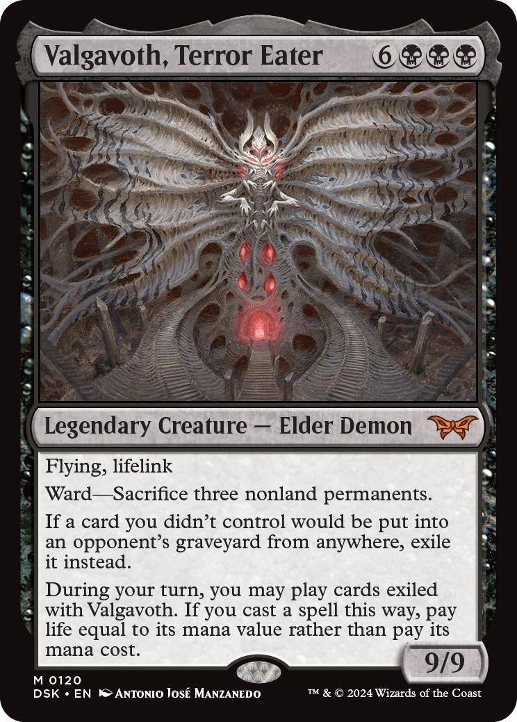 Image for Valgavoth, Terror Eater (Duskmourn: House of Horror) (120) - Magic: The Gathering