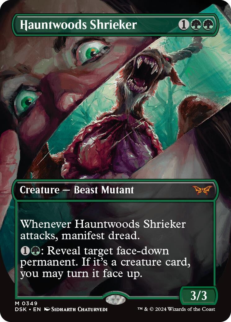 Image for Hauntwoods Shrieker (Borderless) (Duskmourn: House of Horror) (349) - Magic: The Gathering