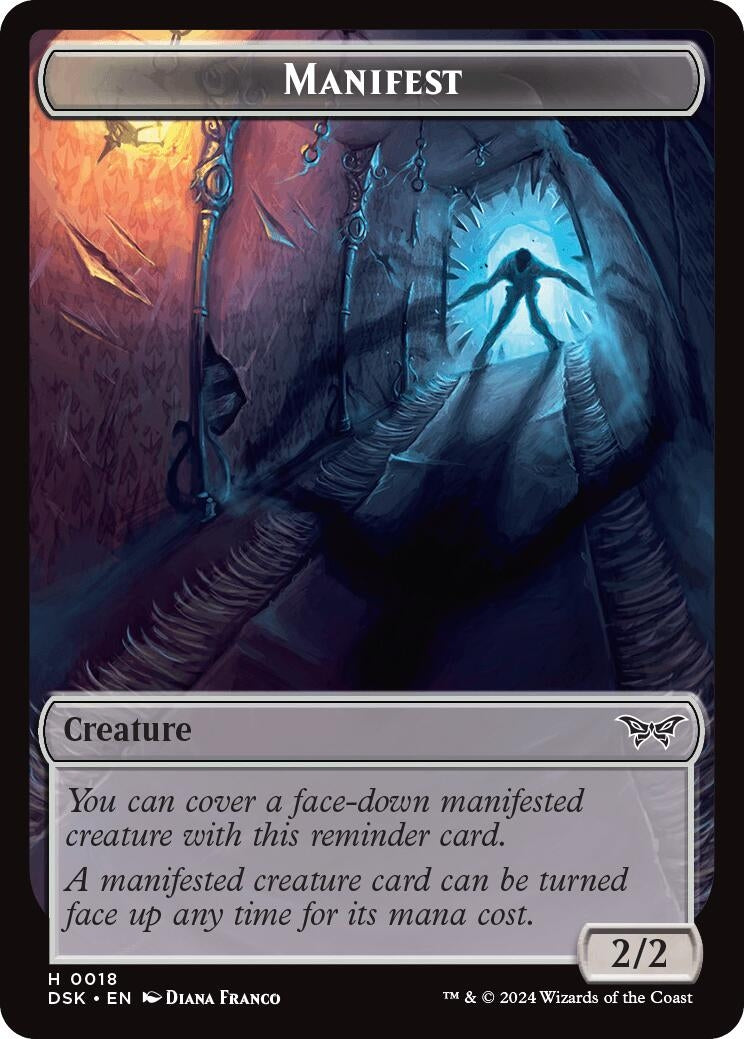 Image for Manifest (Duskmourn: House of Horror) (18) - Magic: The Gathering