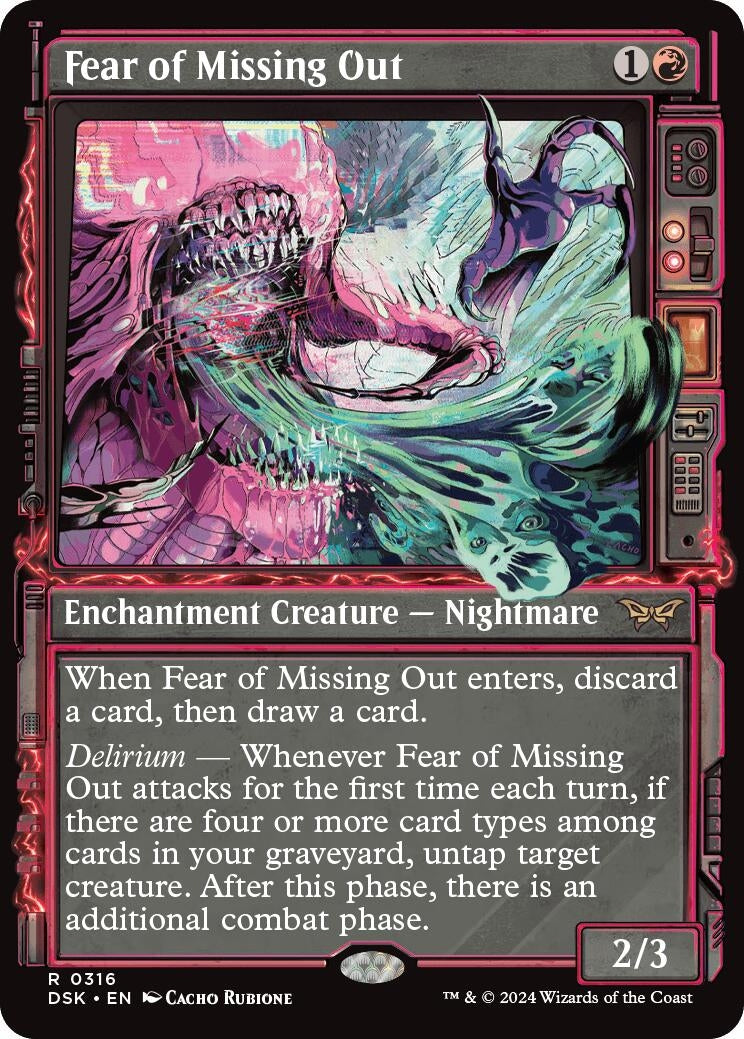 Image for Fear of Missing Out (Showcase) (Duskmourn: House of Horror) (316) - Magic: The Gathering