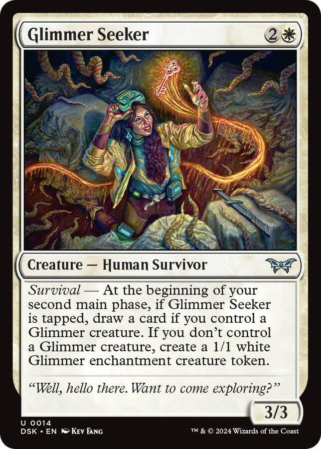 Image for Glimmer Seeker (Duskmourn: House of Horror) (14) - Magic: The Gathering