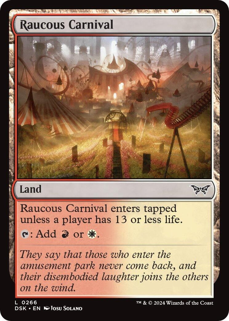 Image for Raucous Carnival (Duskmourn: House of Horror) (266) - Magic: The Gathering