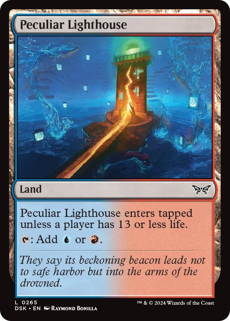 Image for Peculiar Lighthouse (Duskmourn: House of Horror) (265) - Magic: The Gathering