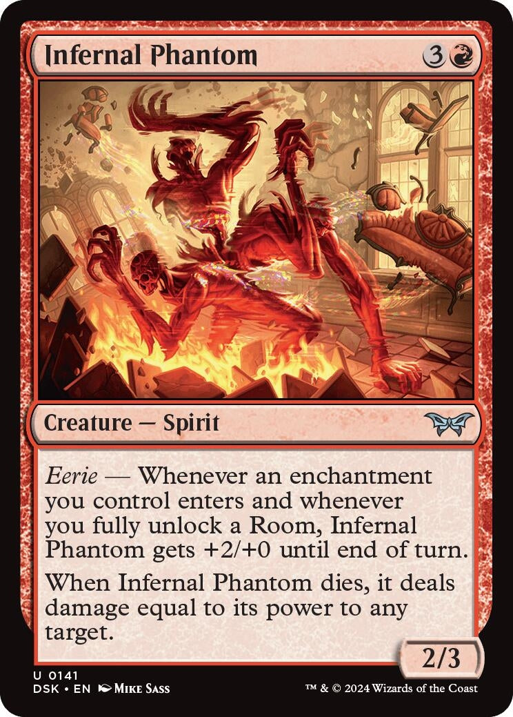 Image for Infernal Phantom (Duskmourn: House of Horror) (141) - Magic: The Gathering