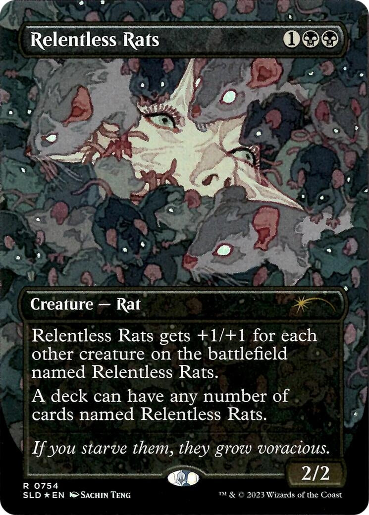 Image for Relentless Rats (754) (Secret Lair Drop Series) (754) - Magic: The Gathering