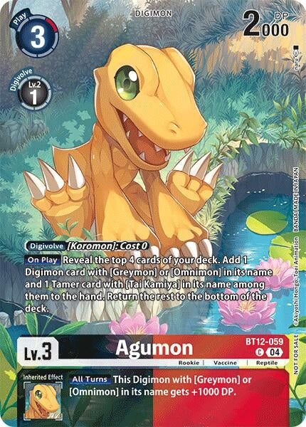 Image for Agumon - BT12-059 (Legend Pack 2024) (BT12) (12059)