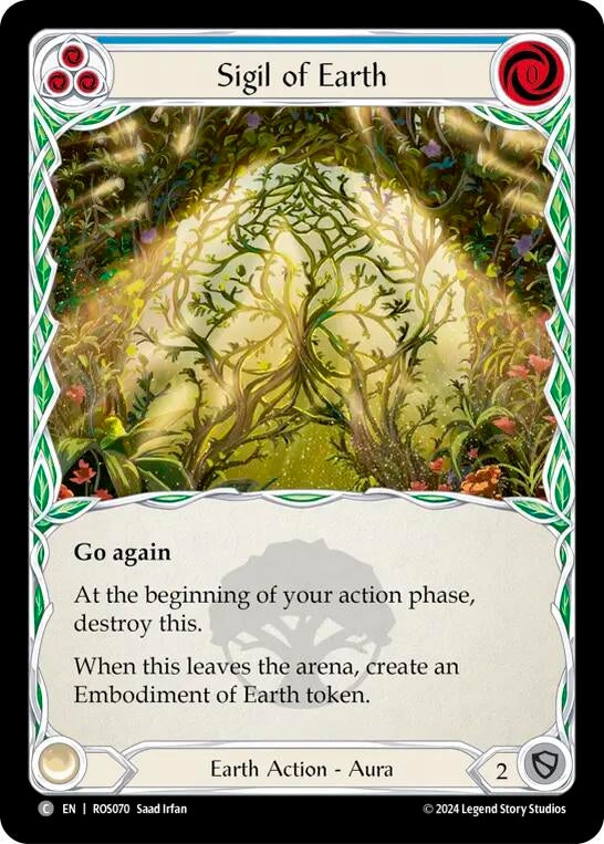 Image for Sigil of Earth (Rosetta) (ROS070) - Flesh and Blood TCG