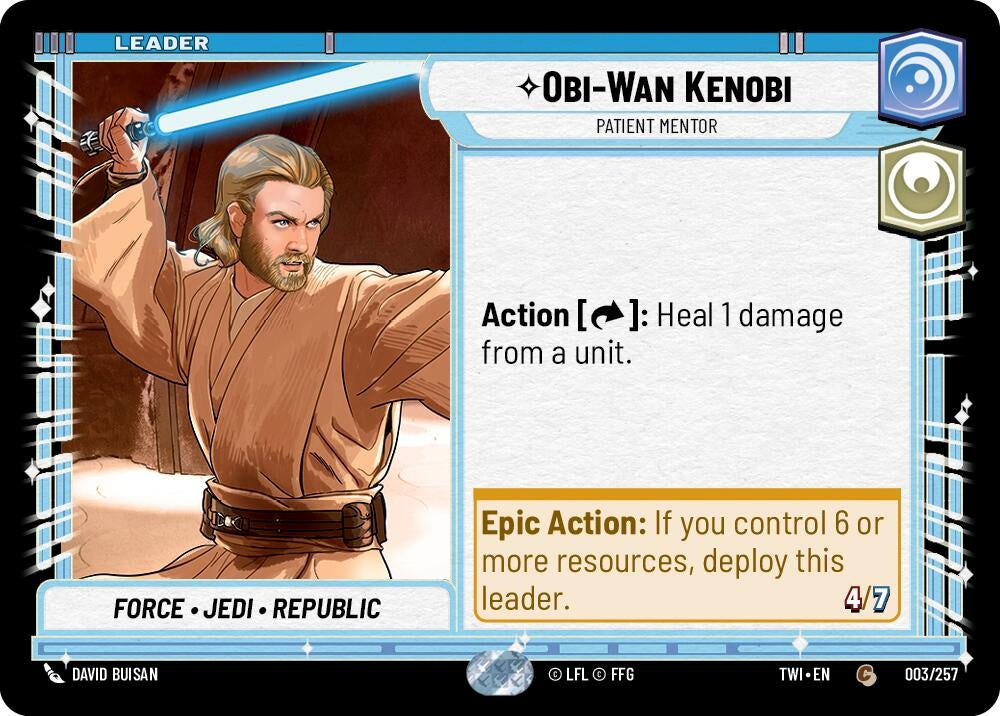 Image for Obi-Wan Kenobi - Patient Mentor (Twilight of the Republic) (003/257) - Star Wars: Unlimited