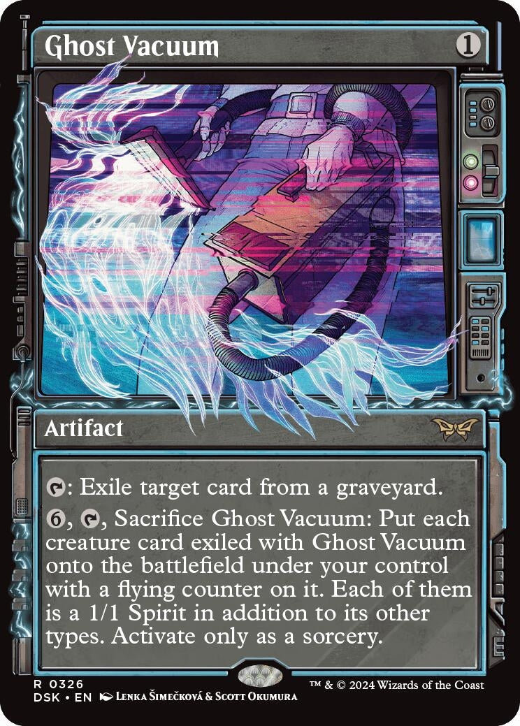 Image for Ghost Vacuum (Showcase) (Duskmourn: House of Horror) (326) - Magic: The Gathering