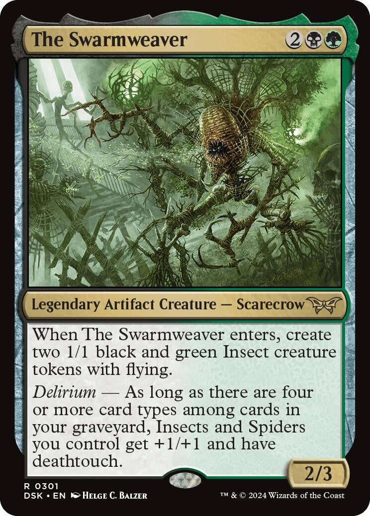 Image for The Swarmweaver (0301) (Duskmourn: House of Horror) (301) - Magic: The Gathering